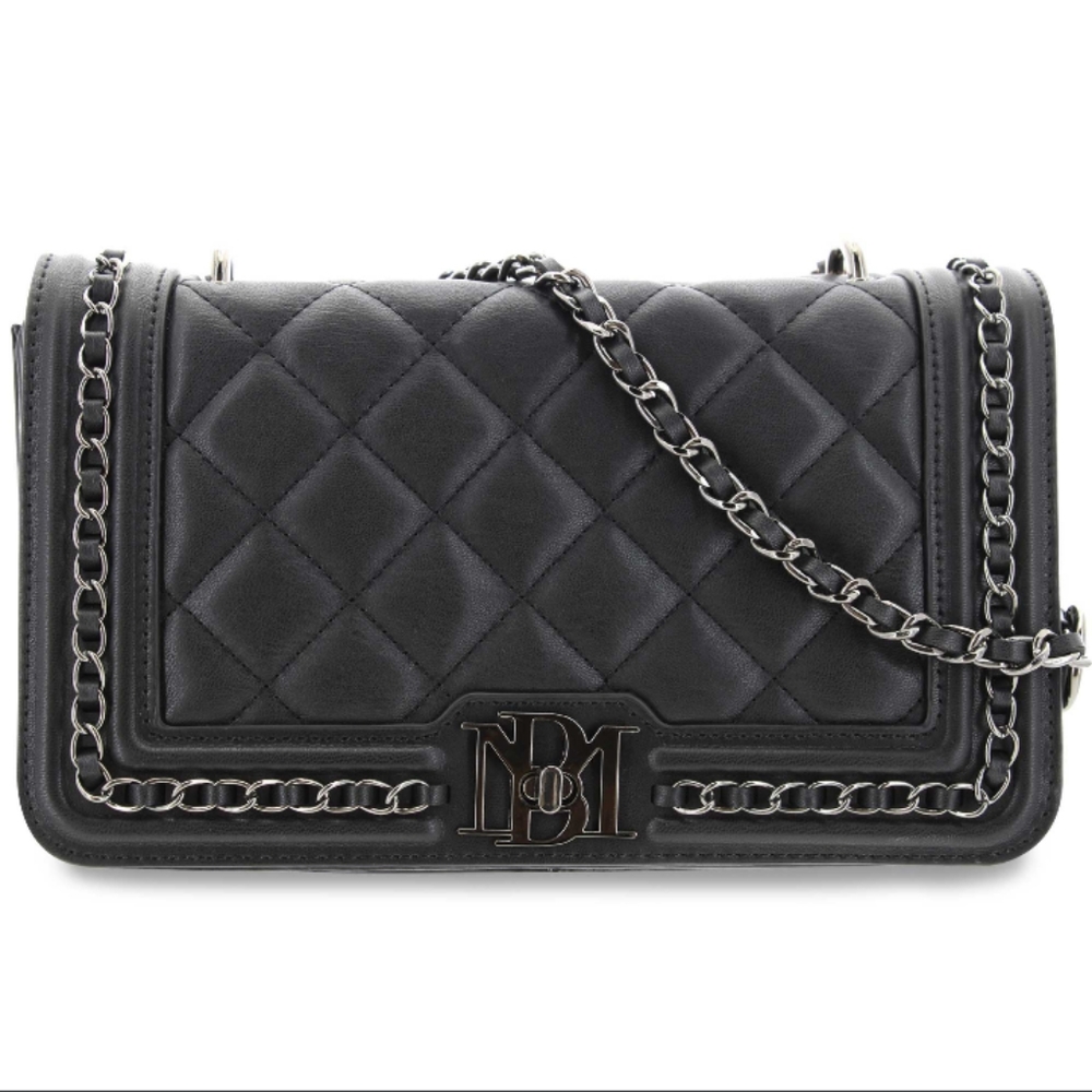 Badgley Mischka quilted cross body purse bag